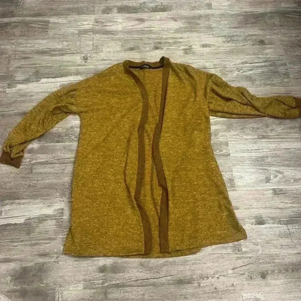 Young at heart open front soft‎ cardigan- size L